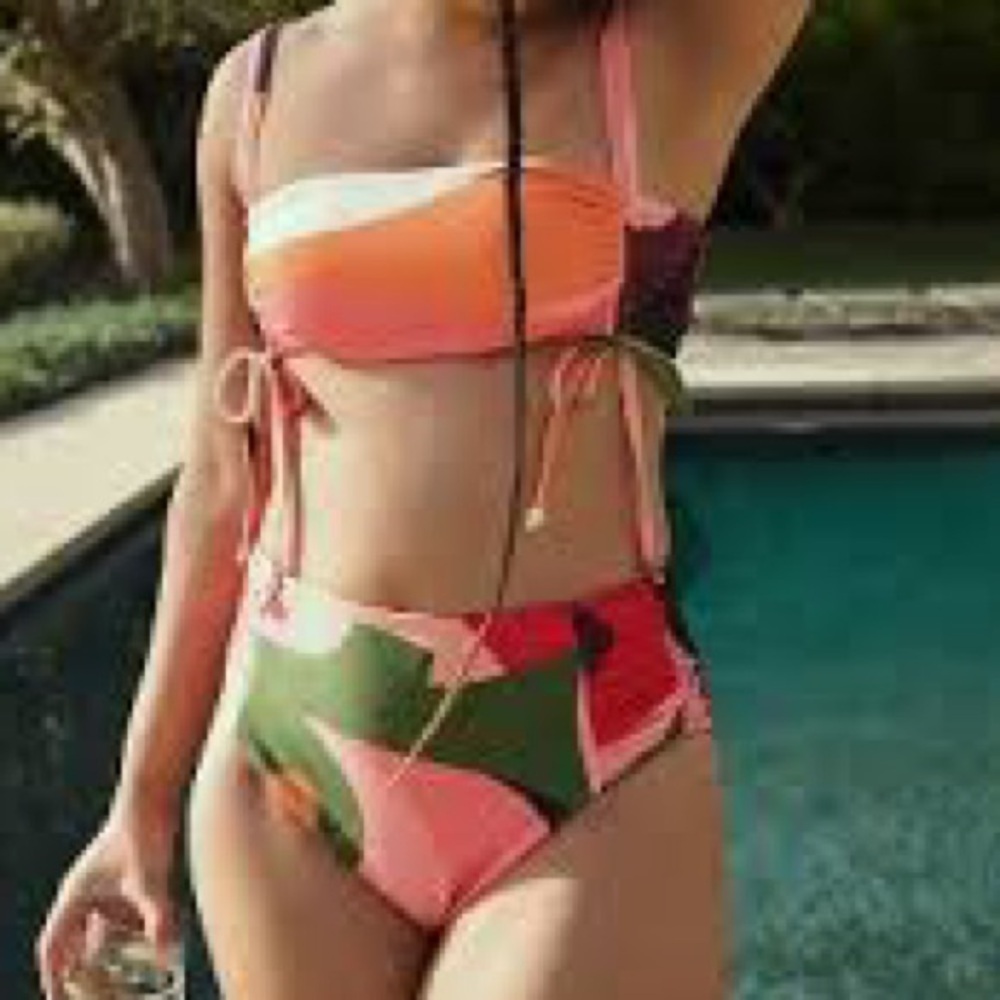 Anthropologie Multicolor Bikini Bottoms